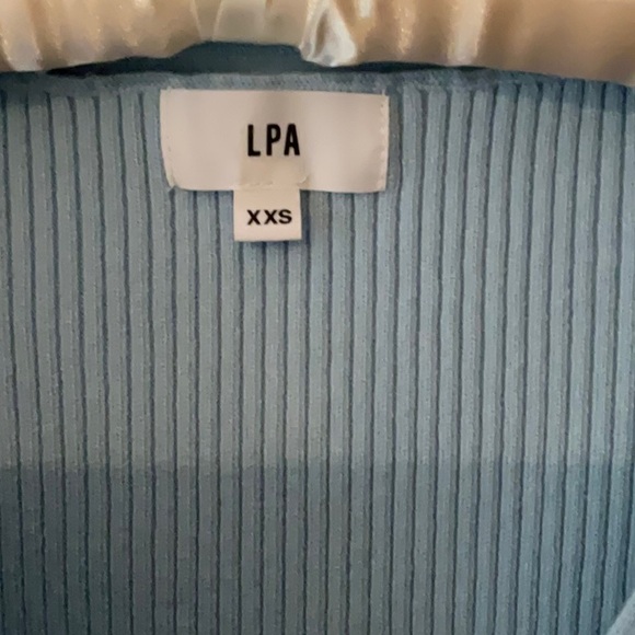 LPA RIBBED CROPPED CARDIGAN - Picture 8 of 13